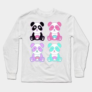 Just Gaby Gaming Panda Army Long Sleeve T-Shirt